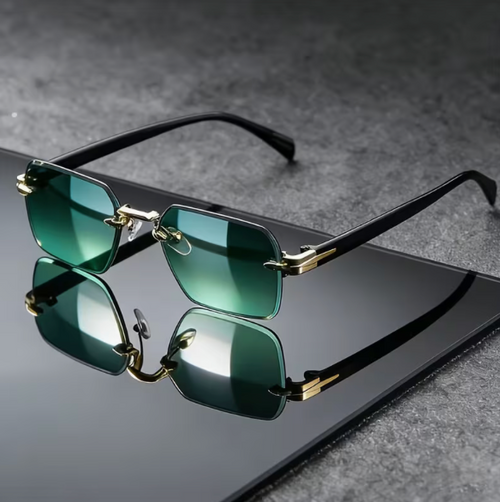 EdgeFrame™ Rimless Square Sunglasses | UV Protection