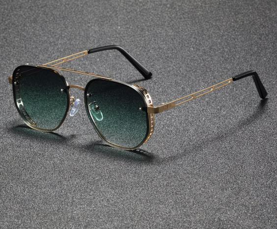 AeroLux™ Polygon Vintage Sunglasses | Urban Signature Collection