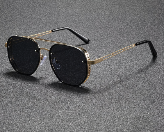 AeroLux™ Polygon Vintage Sunglasses | Urban Signature Collection